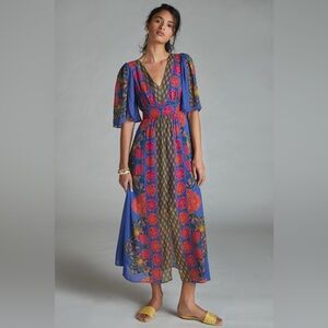 Farm Rio Rosita Maxi Dress, Size M